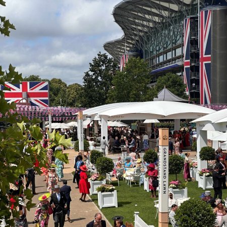 Royal Ascot Pavilion View from Balcony