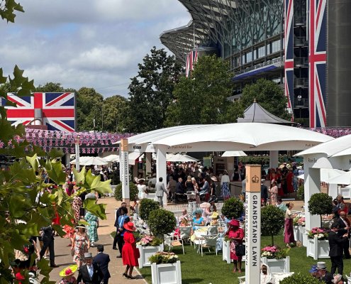 Royal Ascot Pavilion View from Balcony